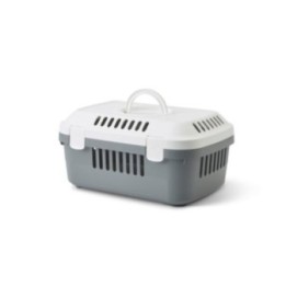 Savic Kleintier-Transportbox Discovery Compact - weiß/grau