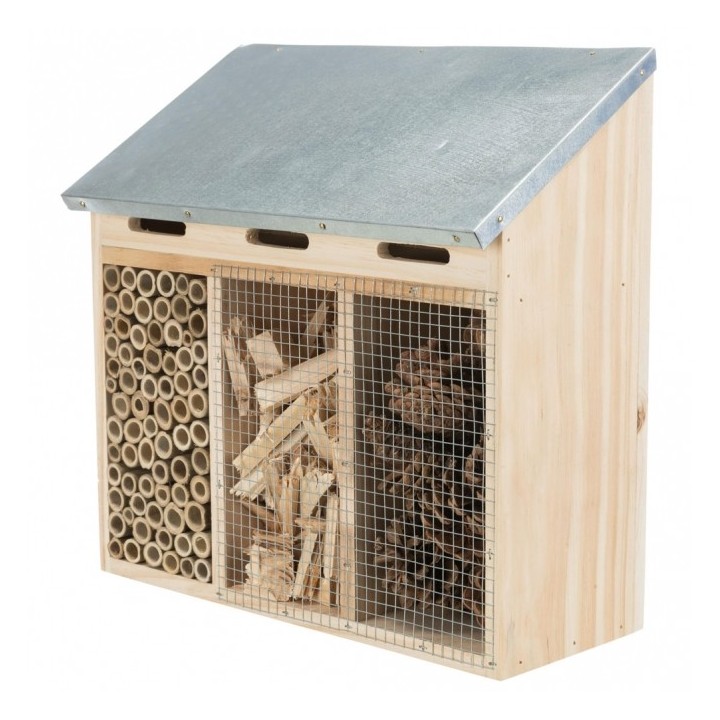 Trixie dreigeteiltes Insektenhotel - 30 × 30 × 14 cm