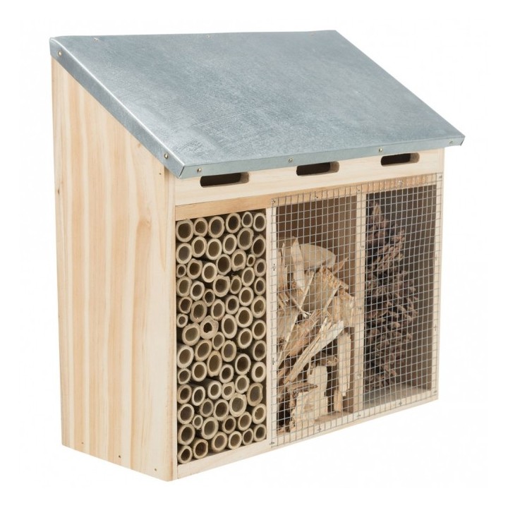 Trixie dreigeteiltes Insektenhotel - 30 × 30 × 14 cm