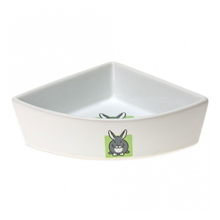Karlie Keramik-Ecknapf für Hasen - 250 ml