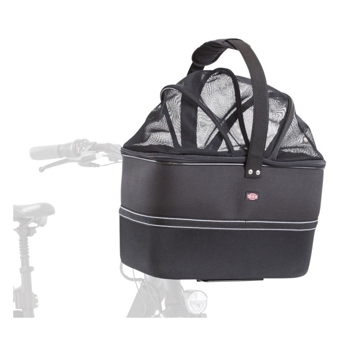 Trixie Front-Fahrradkorb mit Netzhaube