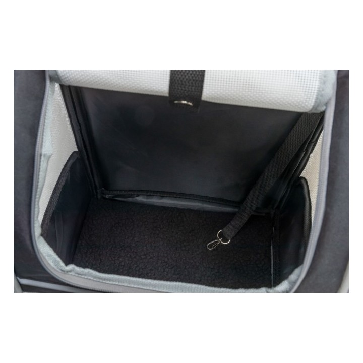 Trixie Rucksack Chloe - Hellgrau/Schwarz