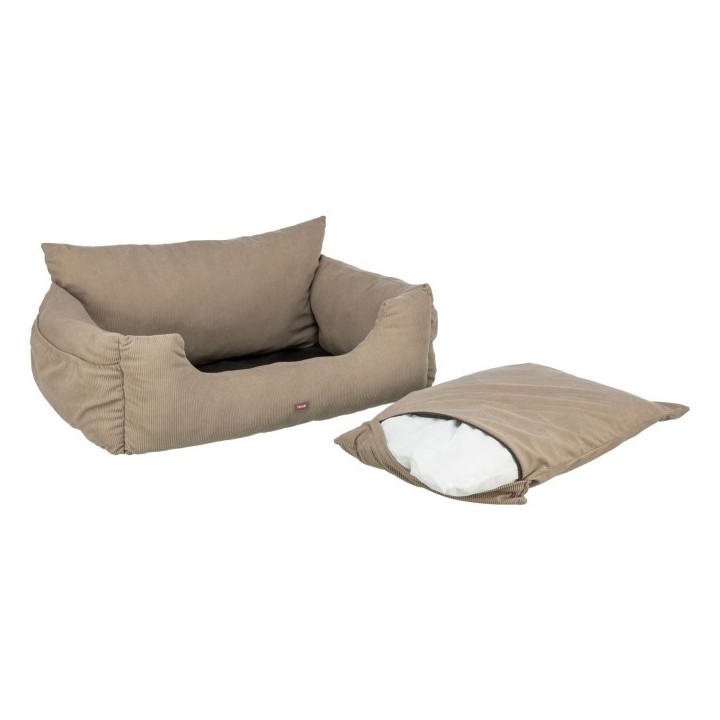 Trixie Autositz doppelt - taupe