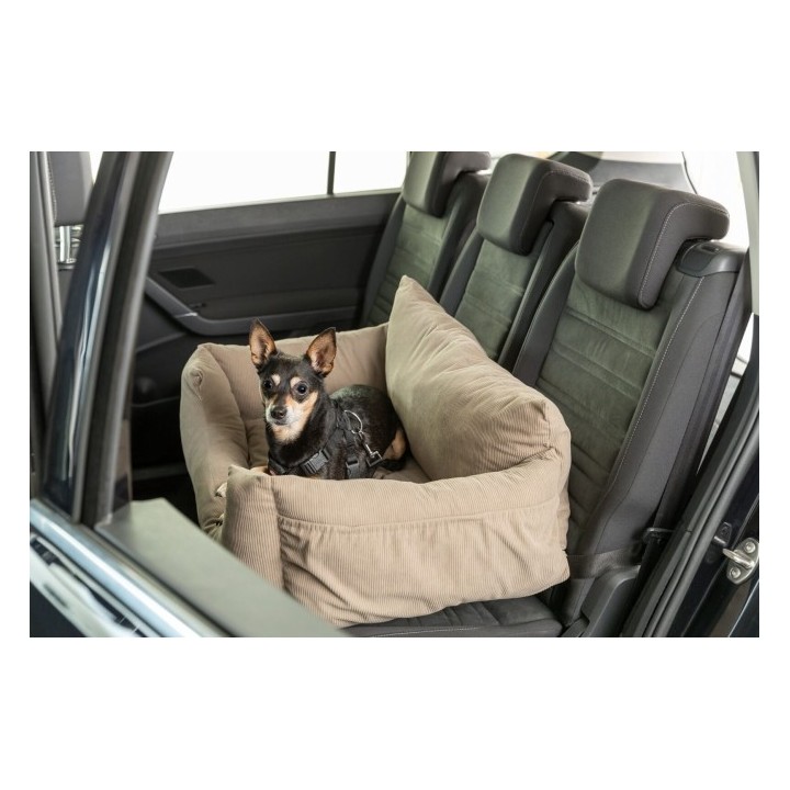 Trixie Autositz doppelt - taupe