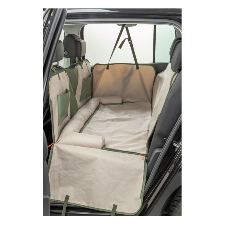 Trixie Auto-Schondecke - olivgrün/beige