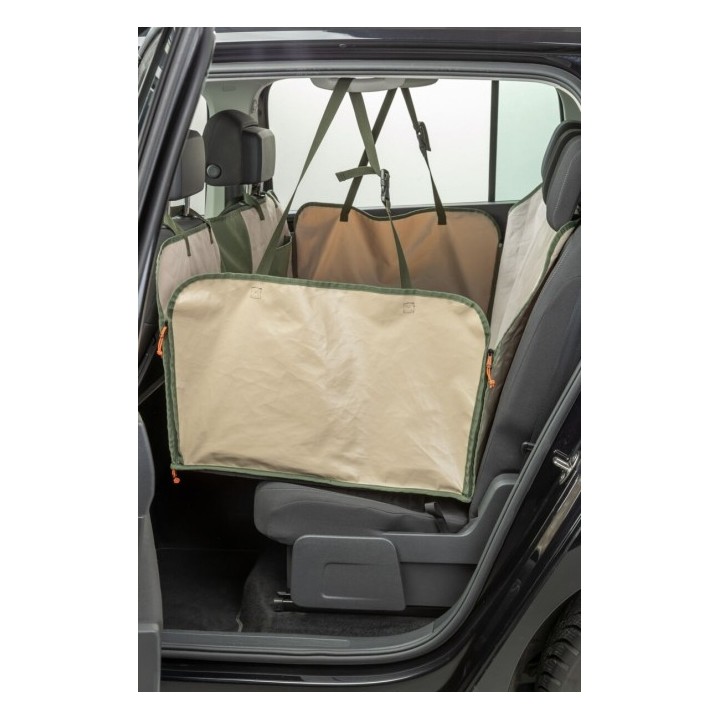 Trixie Auto-Schondecke - olivgrün/beige