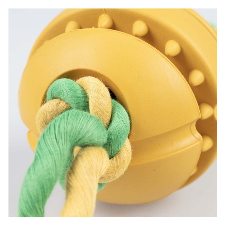 Duvoplus Rubrop Zerrseil mit Ball - gelb