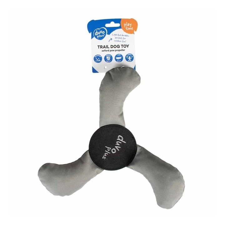 Duvoplus Hundespielzeug Trail Paw Propeller - grau