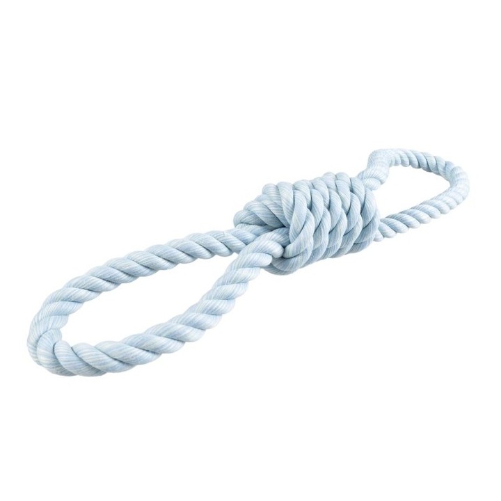Duvoplus Flossy Zerrseil 2 Schlaufen - blau