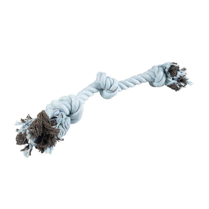 Duvoplus Flossy Seil mit 3 Knoten - blau