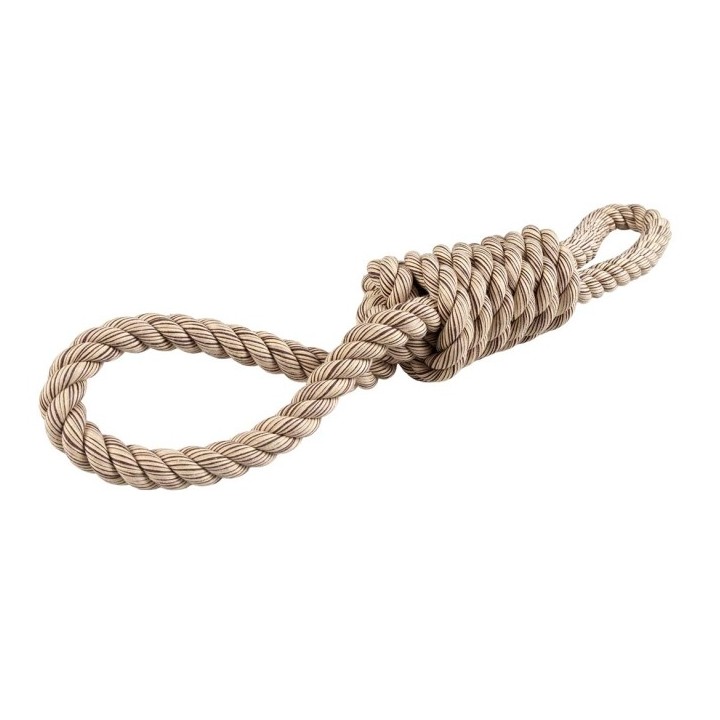 Duvoplus Flossy Zerrseil 2 Schlaufen - braun