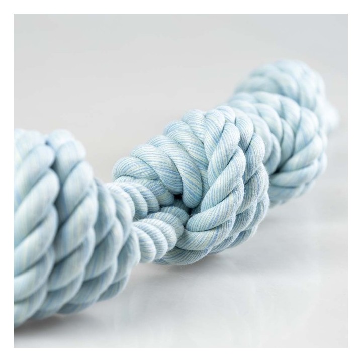 Duvoplus Flossy Doppelseil 4 Knoten - blau