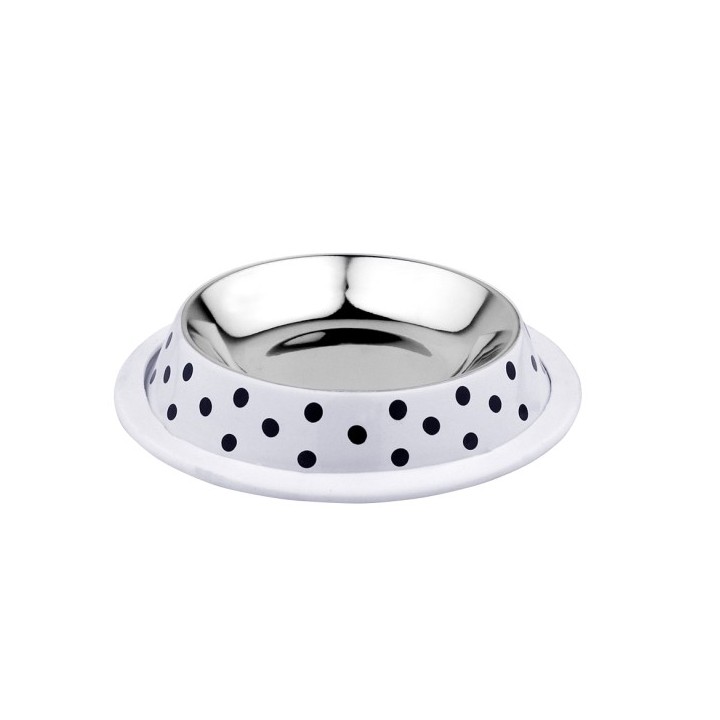 Duvoplus Edelstahlnapf Deco fix dots - 460ml