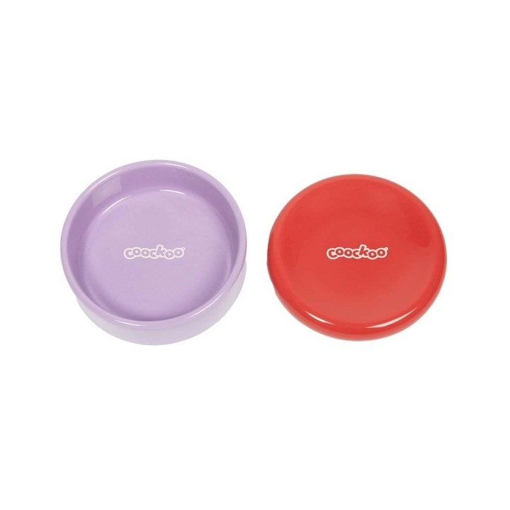 Coockoo Futternapf FUNKY FEEDING - rot/violett