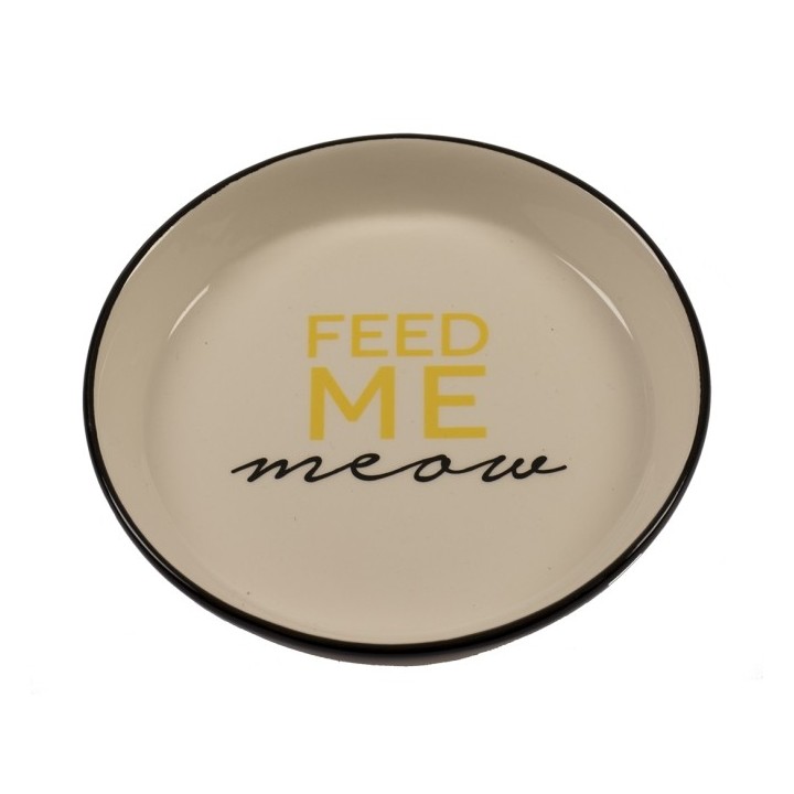 Duvoplus Katzennapf Stone Feed Me Meow