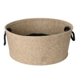 D&D Katzenkorb aus Filz 50cm - beige