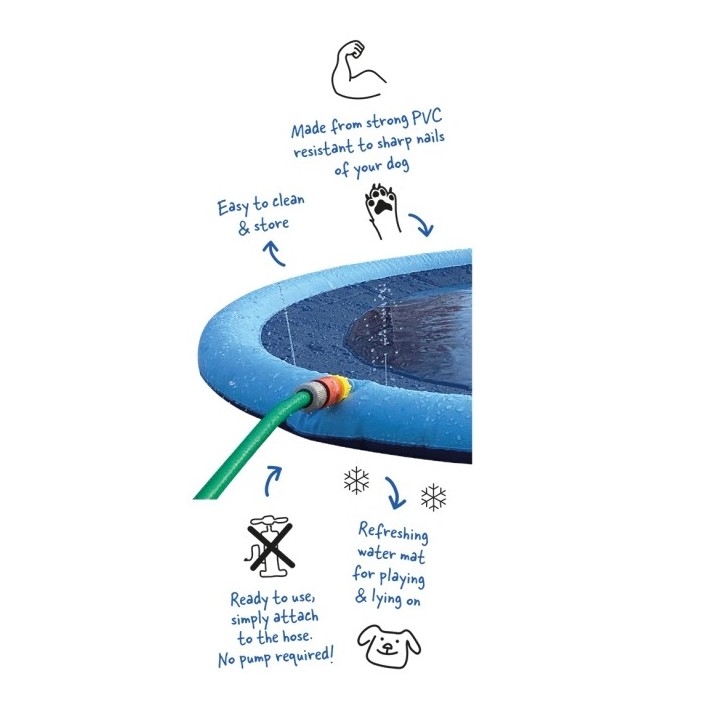 Duvoplus Wasserspielmatte Splash