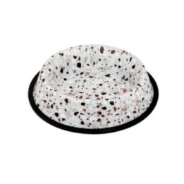Duvoplus Edelstahlnapf Deco fix terrazzo look - 2100ml / 323x323x61cm