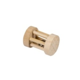 Duvoplus Holzspielrolle mit Glöckchen - 35 x 5cm