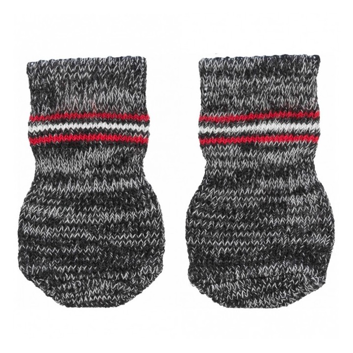 Trixie Hundesocken - Grau - L