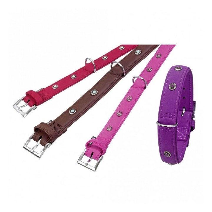 Karlie Art Buffalo Deco Halsband - Lila - 60cm / 30mm