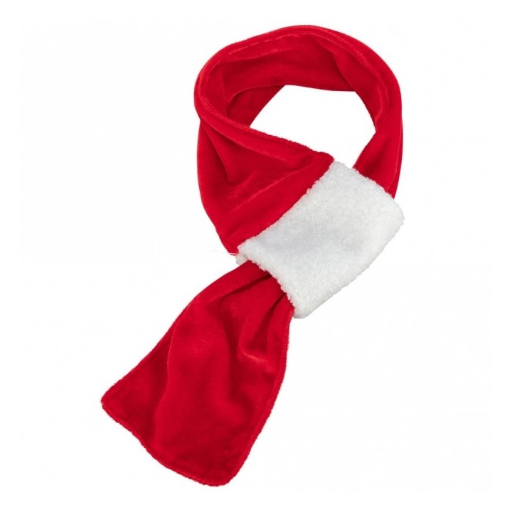 Trixie Xmas Schal - rot/weiß - 70 cm