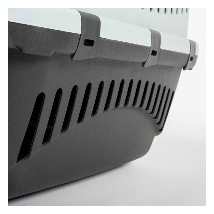 Duvoplus Transportbox Gipsy ECO - grau - 58x38x38cm - max. 8kg