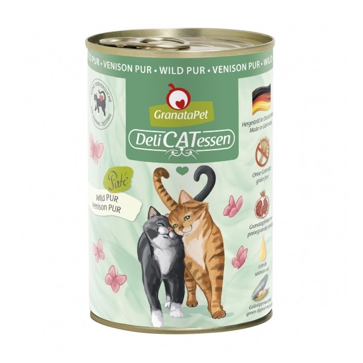 GranataPet Delicatessen Dose Wild PUR - 400 g