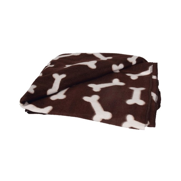 Karlie Flamingo Fleecedecke Milda - 100 x 70 cm - Schwarz