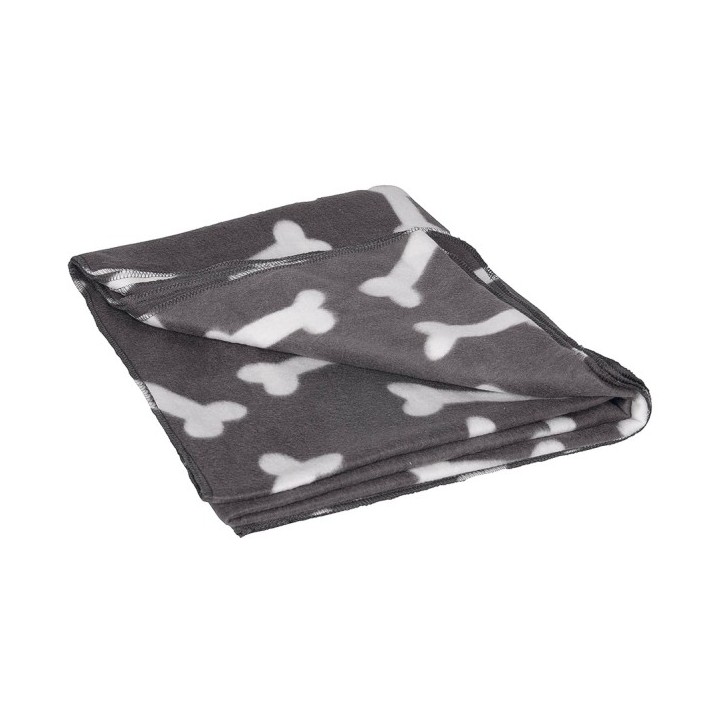 Karlie Flamingo Fleecedecke Milda - 100 x 70 cm - Grau