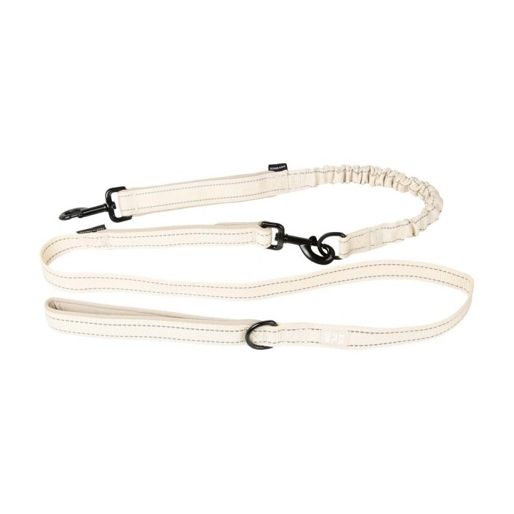 Duvoplus EXPLOR Ultimate Fit 2in1 Leine Fashion - antique white - 180cm - 16mm