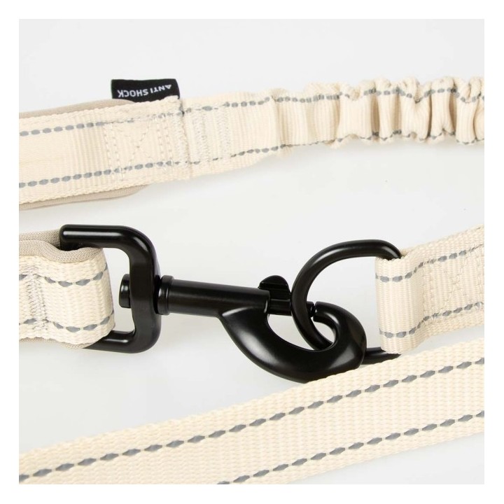Duvoplus EXPLOR Ultimate Fit 2in1 Leine Fashion - antique white - 180cm - 25mm