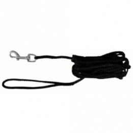 Trixie Schleppleine aus Nylon - schwarz 5 m