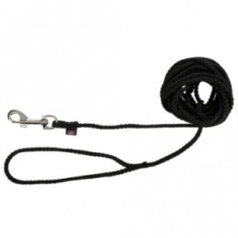 Trixie Schleppleine aus Nylon - schwarz 10 m