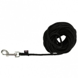 Trixie Schleppleine aus Nylon - schwarz 15 m