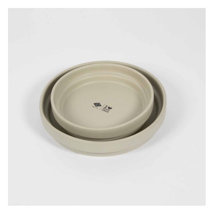 D&D Trinknapf ACE - beige - 1250ml - 25x25x45cm