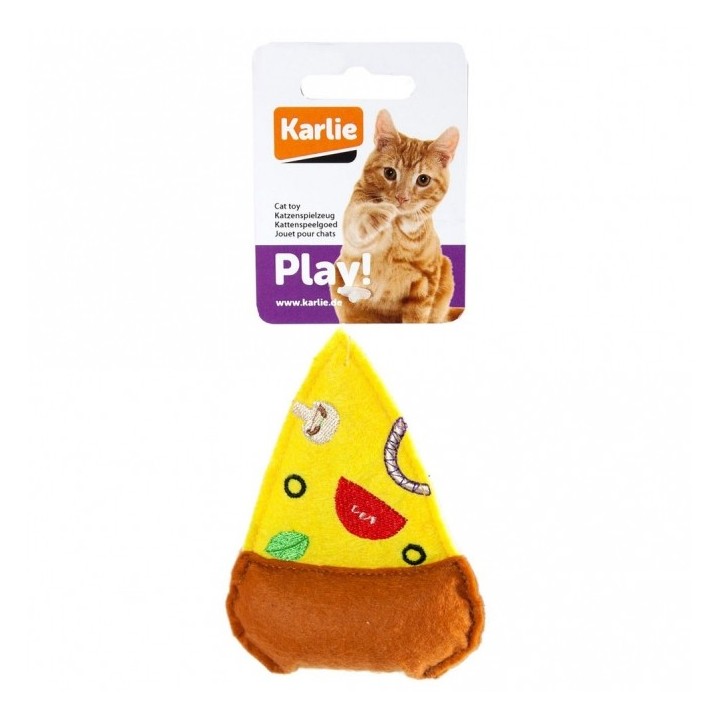 Karlie Flamingo Katzenspielzeug Food Textil - Pizza