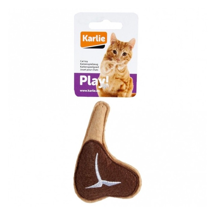 Karlie Flamingo Katzenspielzeug Food Textil - T-Bone