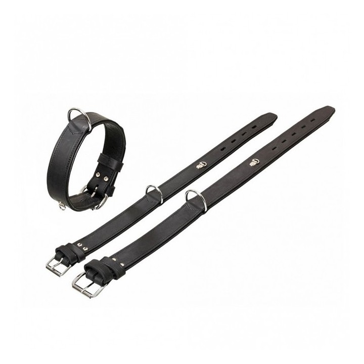 Karlie Rondo Halsband mit Ring für Adresstube - Schwarz - 55cm/35mm