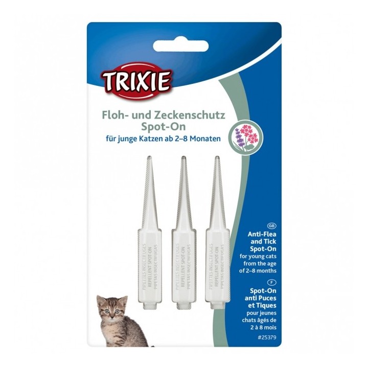 Trixie Floh- und Zeckenschutz Spot-On Katze - Katze 2-8 Mon.