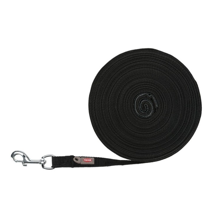 Trixie Schleppleine 15 m / 20 mm schwarz