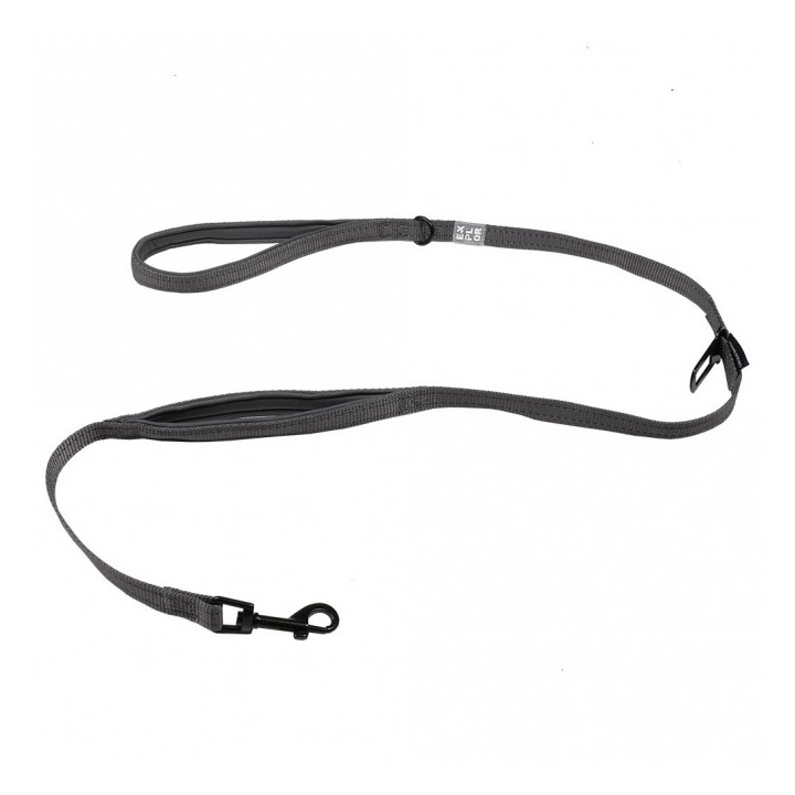 Duvoplus EXPLOR Ultimate Fit On-The-Road-Leine Safety - Silver Reflective - 130cm - 25mm