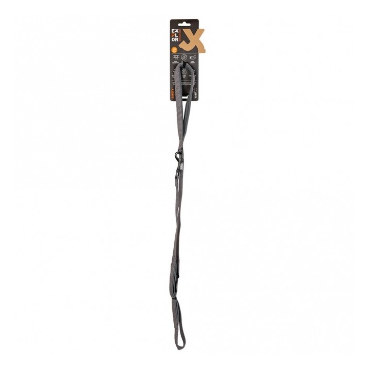 Duvoplus EXPLOR Ultimate Fit On-The-Road-Leine Safety - Silver Reflective - 130cm - 25mm