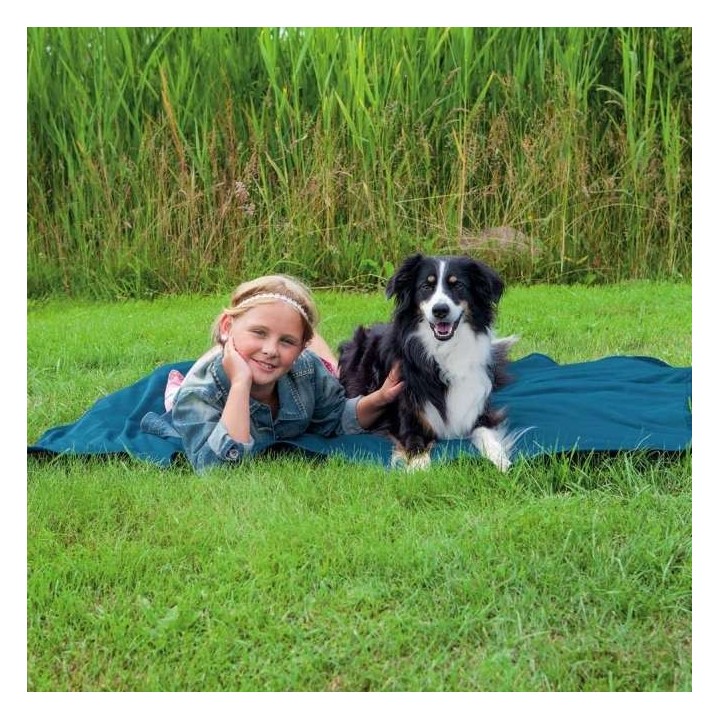 Trixie Insect Shield® Outdoor-Decke - Dunkelblau - 100 x 70 cm