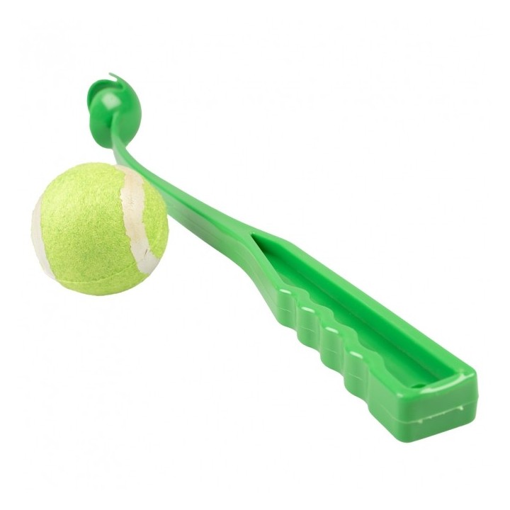 Duvoplus Tennisballwerfer - grün - 40 cm