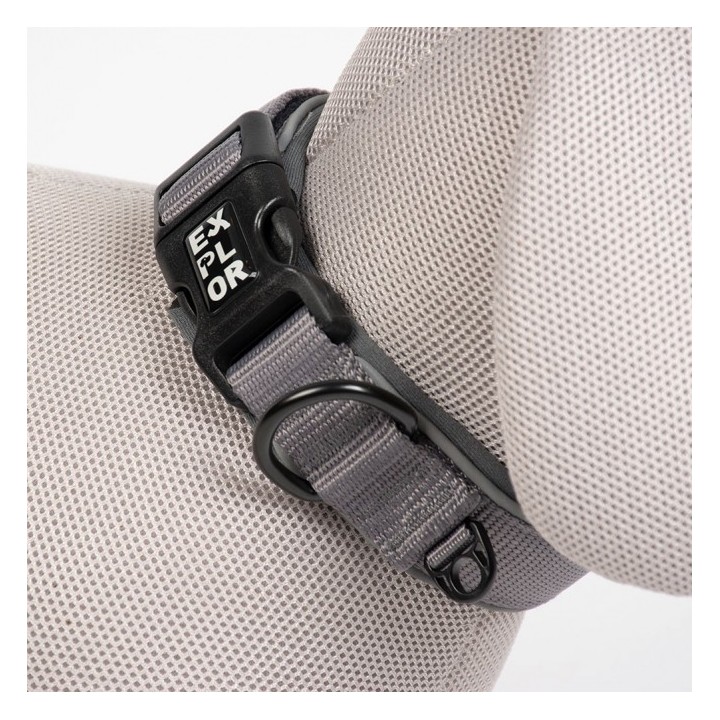 Duvoplus EXPLOR Ultimate Fit Comfy Halsband Safety - Silver Reflective - S - 34-38cm