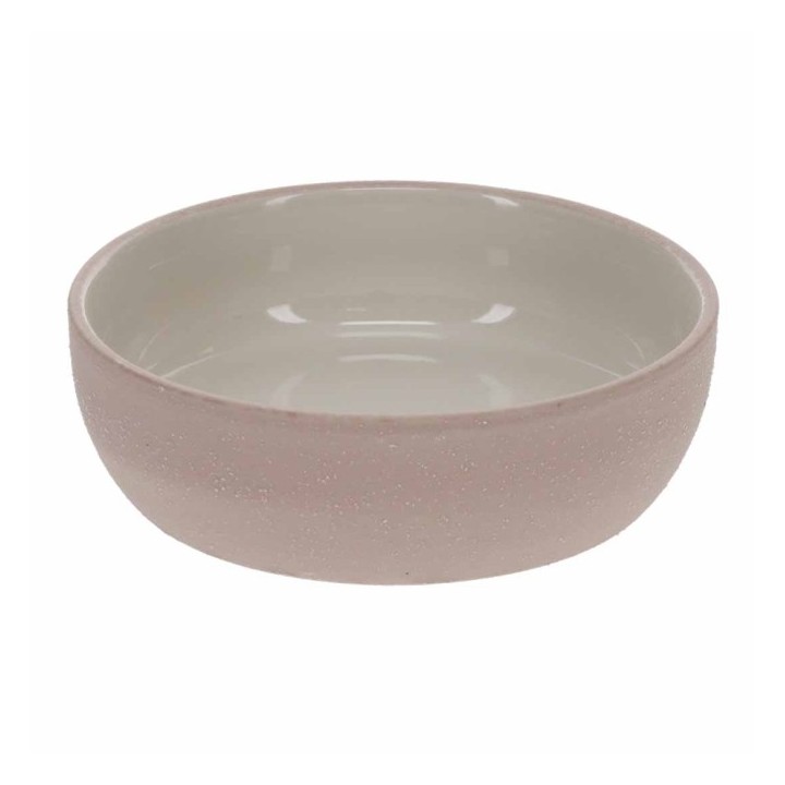 Duvoplus Keramiknapf Stone Sandy Coral Rosa - 1580ml - 22x22x7cm