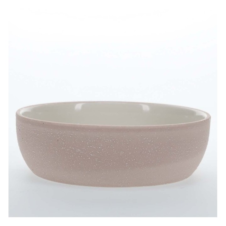 Duvoplus Keramiknapf Stone Sandy Coral Rosa - 1580ml - 22x22x7cm