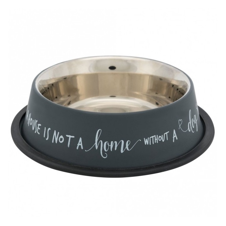 Trixie Edelstahlnapf Home für Hunde - 09 l/ø 23 cm