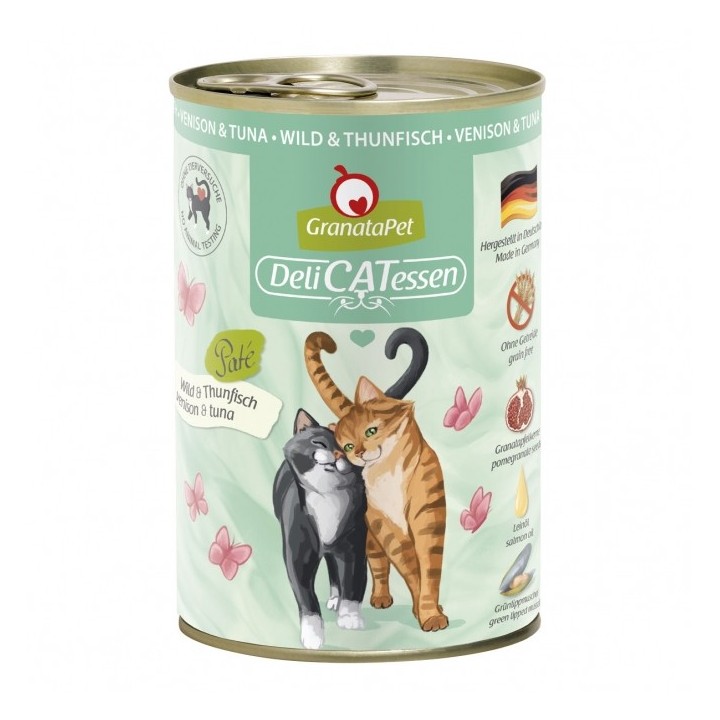 GranataPet Delicatessen Dose Wild & Thunfisch - 400 g